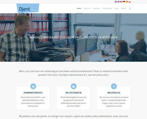 Djent Administratie Barendrecht WordPress Website