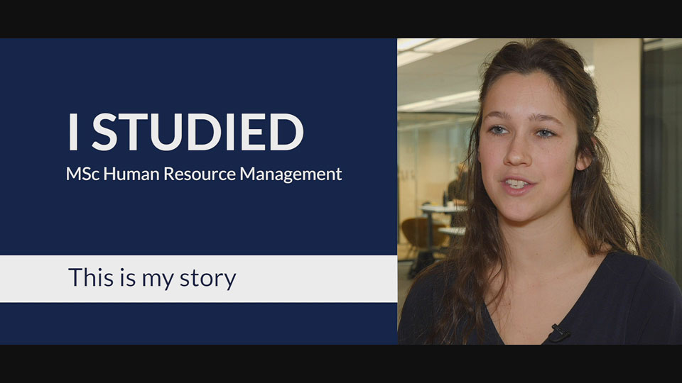 RSM MSc HRM Alumna Video